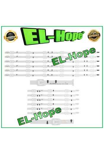 KIT DE 12 BARRAS LED PARA TV DE 40 SAMSUNG DUGE-400DCB-R4 2014SVS-UHD-40-3228 LB520 LB521