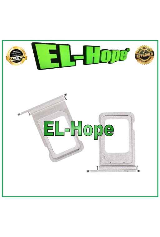 COMPARTIMENTO PARA CARTUCHO DE RANURA, SOPORTE PARA NANO SIM, CARCASA PARA IPHONE 13 PRO, PLATA