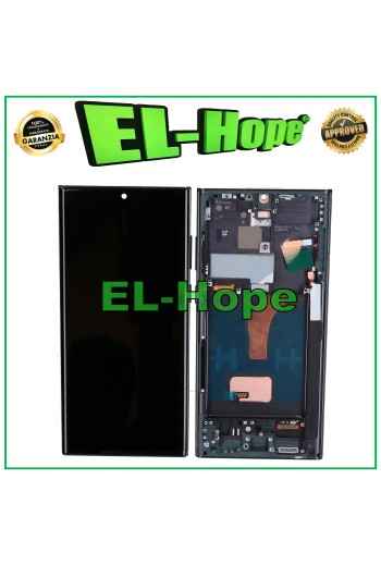 PANTALLA TFT LCD + MARCO TÁCTIL PARA SAMSUNG GALAXY S22 ULTRA 2022 SM-S908 NEGRO