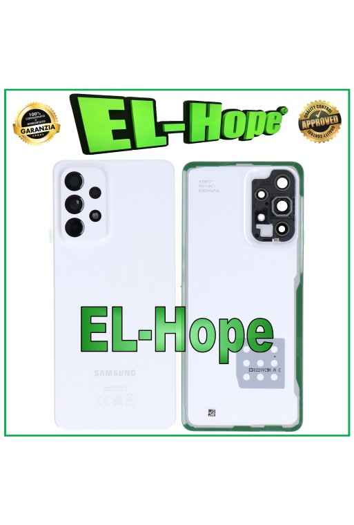 TAPA DE BATERÍA ORIGINAL SAMSUNG GALAXY A33 5G SM-A336B PARTE POSTERIOR BLANCA