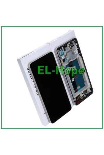 PANTALLA TÁCTIL LCD + MARCO DE SERVICIO ORIGINAL XIAOMI 14T 2406APNFAG TITANIUM