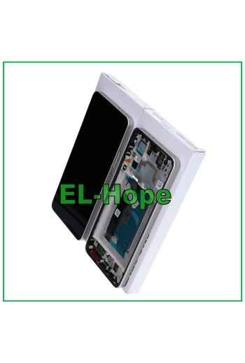 PANTALLA TÁCTIL LCD + MARCO DE SERVICIO ORIGINAL XIAOMI 14T 2406APNFAG TITANIUM