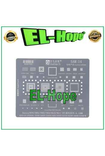 CHIP DE CPU IC REBALLING DE PLANTILLA PARA SAMSUNG EXYNOS 7870 7884 7885 7904 9610 9611