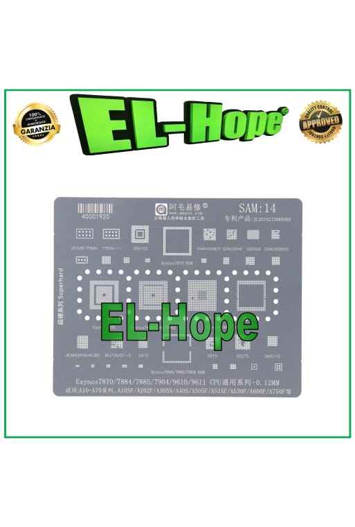 CHIP DE CPU IC REBALLING DE PLANTILLA PARA SAMSUNG EXYNOS 7870 7884 7885 7904 9610 9611