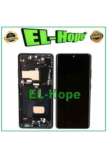 PANTALLA LCD CON MARCO TFT PARA SAMSUNG GALAXY S21 ULTRA SM-G998 CRISTAL NEGRO TÁCTIL
