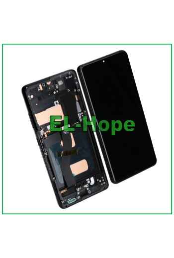 PANTALLA LCD CON MARCO TFT PARA SAMSUNG GALAXY S21 ULTRA SM-G998 CRISTAL NEGRO TÁCTIL