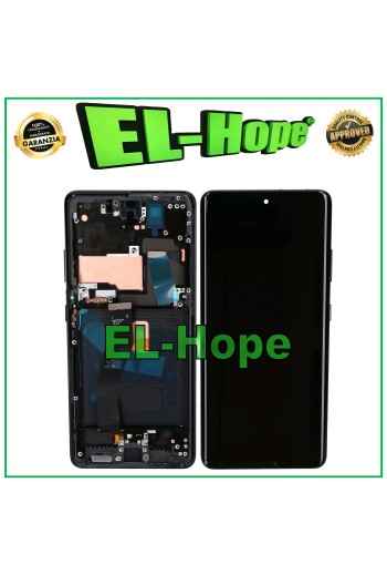 PANTALLA LCD OLED + MARCO PARA SAMSUNG GALAXY S21 ULTRA SM-G998 CRISTAL NEGRO TÁCTIL