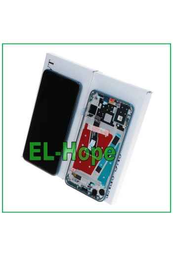 PANTALLA ORIGINAL DE MARCO IGUAL SERVICIO HUAWEI P30 LITE MAR-LX1M 48 MP TÁCTIL AZUL