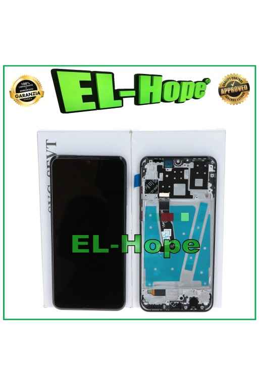 PANTALLA TÁCTIL + MARCO PARI SERVICIO ORIGINAL HUAWEI P30 LITE MAR-LX1M 48 MP NEGRO