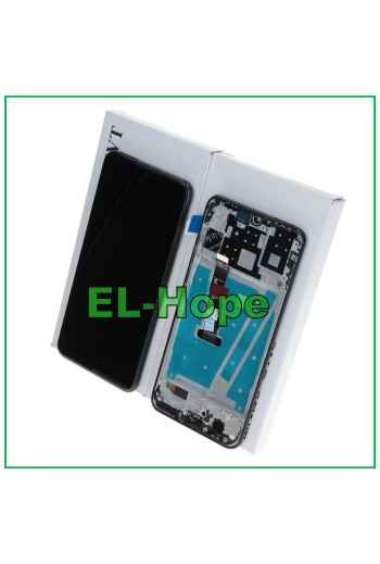PANTALLA TÁCTIL + MARCO PARI SERVICIO ORIGINAL HUAWEI P30 LITE MAR-LX1M 48 MP NEGRO