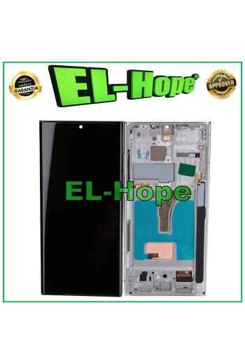 PANTALLA TFT LCD + MARCO TÁCTIL PARA SAMSUNG GALAXY S22 ULTRA 2022 SM-S908 BLANCO