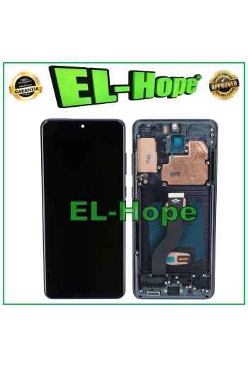 PANTALLA LCD CON MARCO TFT PARA SAMSUNG GALAXY S20+ PLUS SM-G985 G986 CRISTAL NEGRO TÁCTIL
