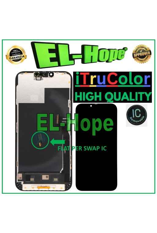 Pantalla LCD OLED rígida iTruColor para Apple iPhone 13 Pro Max con cristal tactil