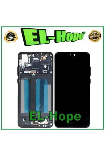 PANTALLA LCD + MARCO PARA HUAWEI P20 EML L09 L09C L29 AL00 PANTALLA TÁCTIL CRISTAL NEGRO