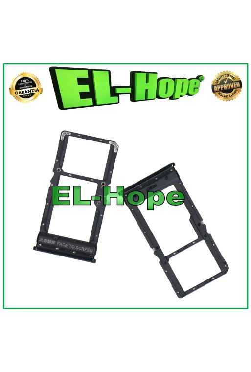 CARRITO DE RANURA COMPARTIMENTO PARA TARJETA SIM SD XIAOMI POCO X3 PRO M2102J20SG M2102J20SI NEGRO
