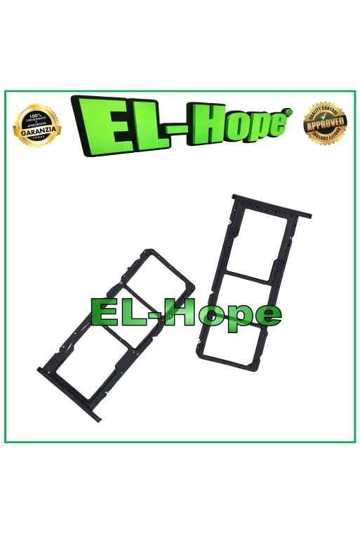 COMPARTIMENTO PARA CARTUCHO DE RANURA NANO SIM TARJETA SD HUAWEI HONOR 8A JAT-LX1 LX2 LX3 L29 NEGRO