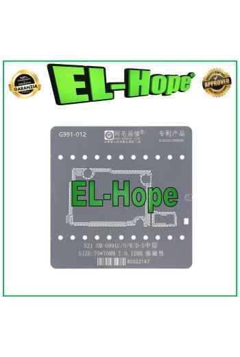 Capa de reballing de plantilla para placa base Samsung Galaxy S21 5G 2021 SM-G991 U