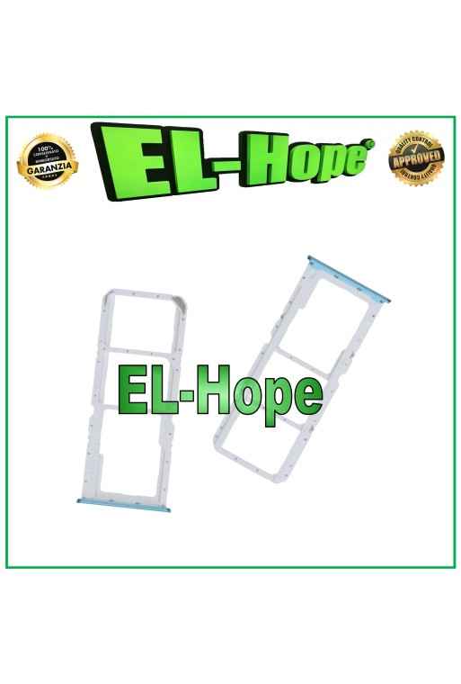 RANURA PARA CARRIL SIM COMPARTIMENTO PARA TARJETA MICRO SD PARA OPPO REALME NARZO 30A RMX2156 AZUL