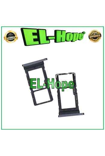RANURA PARA CARRIL COMPARTIMENTO PARA TARJETA SIM MICRO SD SAMSUNG GALAXY TAB A7 SM T500 T505 NEGRO