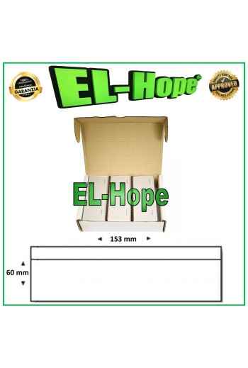 1000 ETIQUETAS ADHESIVAS PARA BASE DE POSTE 30 - 45 - 65 - 85 153mm x 60mm