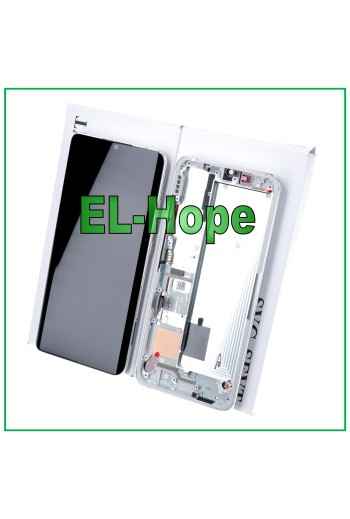 MARCO ORIGINAL PANTALLA LCD XIAOMI Mi NOTE 10 /10 Pro PANTALLA TÁCTIL BLANCO PLATA