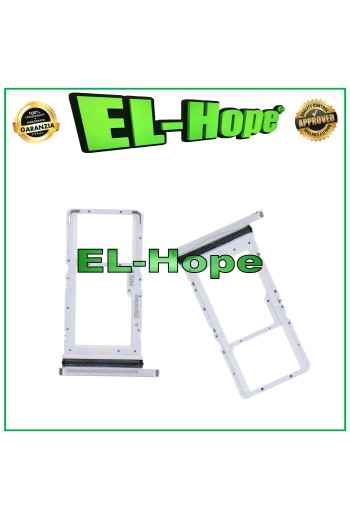 RANURA PARA CARRIL COMPARTIMENTO PARA TARJETA SIM MICRO SD SAMSUNG GALAXY TAB A7 SM T500 T505 BLANCO