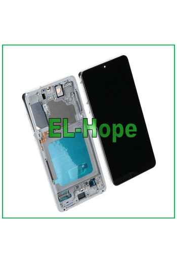 PANTALLA LCD CON MARCO OLED PARA SAMSUNG GALAXY S21 SM-G991 PANTALLA TÁCTIL CRISTAL BLANCO