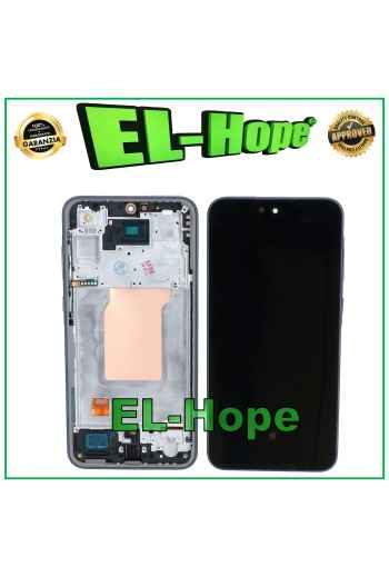 MARCO DE PANTALLA LCD OLED PARA SAMSUNG GALAXY A35 5G SM-A356 PANTALLA TÁCTIL CRISTAL NEGRO