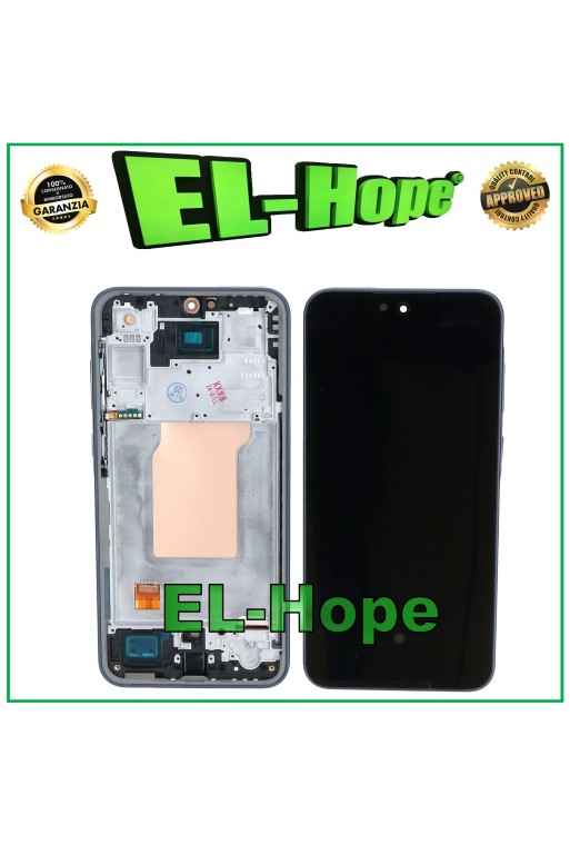 MARCO DE PANTALLA LCD OLED PARA SAMSUNG GALAXY A35 5G SM-A356 PANTALLA TÁCTIL CRISTAL NEGRO