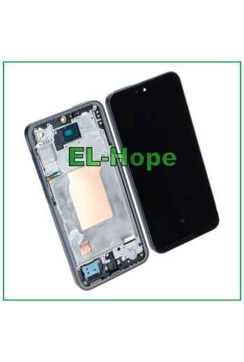 MARCO DE PANTALLA LCD OLED PARA SAMSUNG GALAXY A35 5G SM-A356 PANTALLA TÁCTIL CRISTAL NEGRO