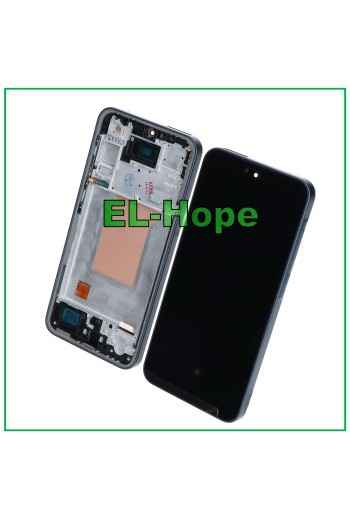 MARCO DE PANTALLA LCD OLED PARA SAMSUNG GALAXY A35 5G SM-A356 PANTALLA TÁCTIL CRISTAL NEGRO