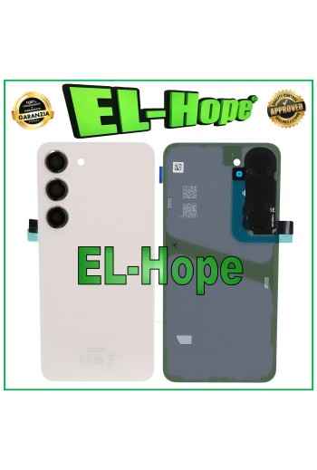 TAPA TRASERA DE BATERÍA ORIGINAL SAMSUNG GALAXY S23 5G SM-S911B COLOR CREMA