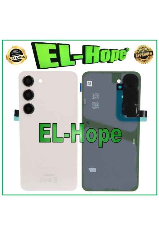 TAPA TRASERA DE BATERÍA ORIGINAL SAMSUNG GALAXY S23 5G SM-S911B COLOR CREMA