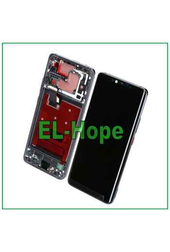 PANTALLA LCD OLED + MARCO PARA HUAWEI MATE 20 PRO LYA-L09 LYA-L29 CRISTAL TÁCTIL NEGRO