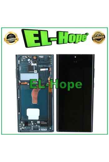 PANTALLA LCD OLED + MARCO TÁCTIL PARA SAMSUNG GALAXY S22 ULTRA 2022 SM-S908 VERDE
