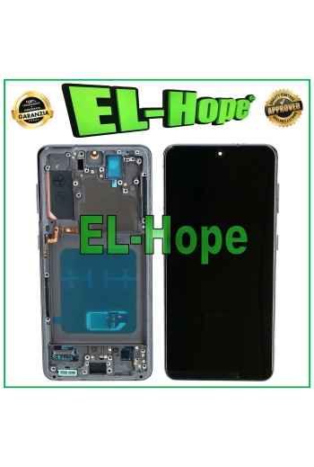 PANTALLA LCD CON MARCO OLED PARA SAMSUNG GALAXY S21 SM-G991 PANTALLA TÁCTIL CRISTAL NEGRO