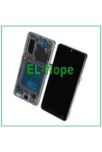 PANTALLA LCD CON MARCO OLED PARA SAMSUNG GALAXY S21 SM-G991 PANTALLA TÁCTIL CRISTAL NEGRO