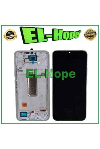 PANTALLA LCD OLED + MARCO PARA SAMSUNG GALAXY A34 5G SM-A346B PANTALLA TÁCTIL PLATA