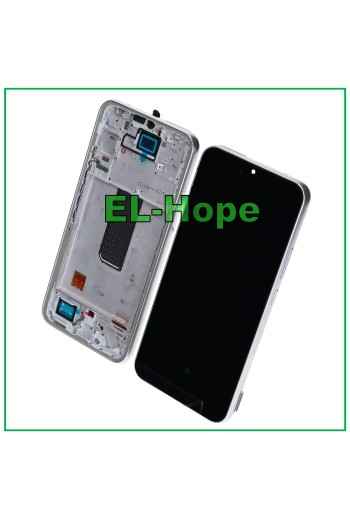 PANTALLA LCD OLED + MARCO PARA SAMSUNG GALAXY A34 5G SM-A346B PANTALLA TÁCTIL PLATA