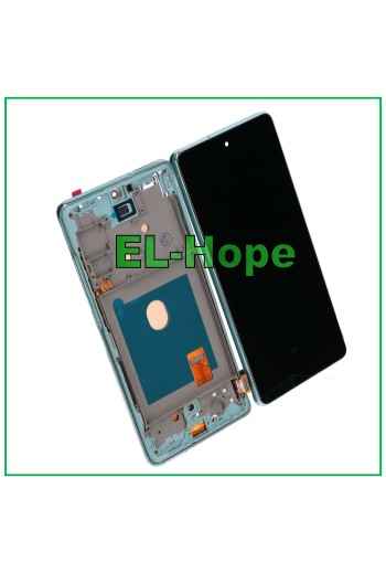 PANTALLA TÁCTIL LCD OLED + MARCO PARA SAMSUNG GALAXY S20 FE SM G780F G781 VERDE