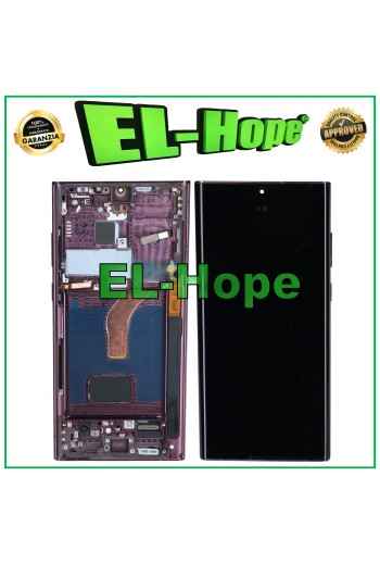 PANTALLA TFT LCD + MARCO TÁCTIL PARA SAMSUNG GALAXY S22 ULTRA 2022 SM-S908 BORGOÑA