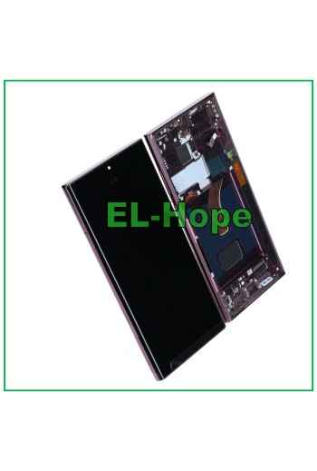 PANTALLA TFT LCD + MARCO TÁCTIL PARA SAMSUNG GALAXY S22 ULTRA 2022 SM-S908 BORGOÑA