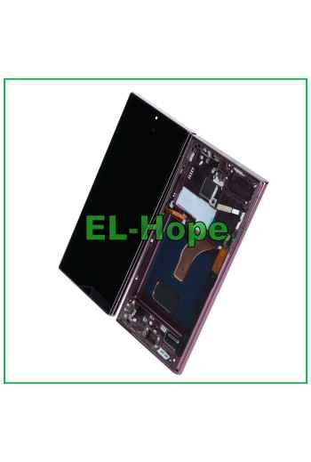 PANTALLA TFT LCD + MARCO TÁCTIL PARA SAMSUNG GALAXY S22 ULTRA 2022 SM-S908 BORGOÑA