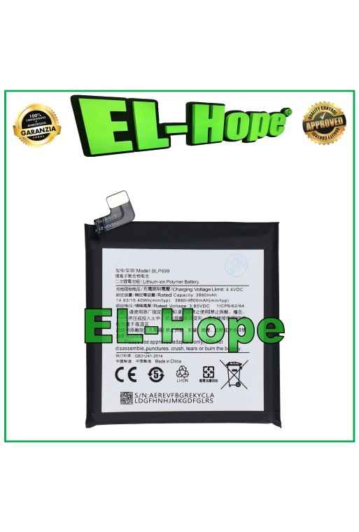 BATERÍA BLP699 PARA ONEPLUS 7 PRO GM1911 GM1913 GM1917 4000 mAh IGUAL A LA ORIGINAL