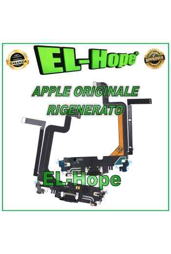 Conector de carga plano original Apple iPhone 14 Pro Max negro reacondicionado