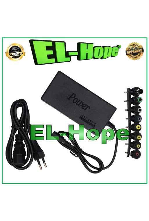 CARGADOR DE BATERÍA UNIVERSAL DE VIAJE PARA PC PORTÁTIL FUENTE DE ALIMENTACIÓN 120W 8 ADAPTADORES