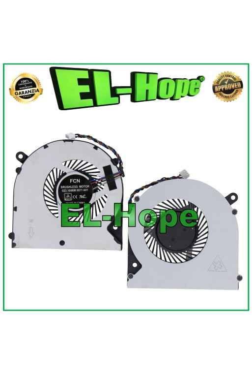 VENTILADOR DE CPU PARA FUJITSU LIFEBOOK A544 (VERSIÓN 2) ANCHO 7 cm 4 PINES