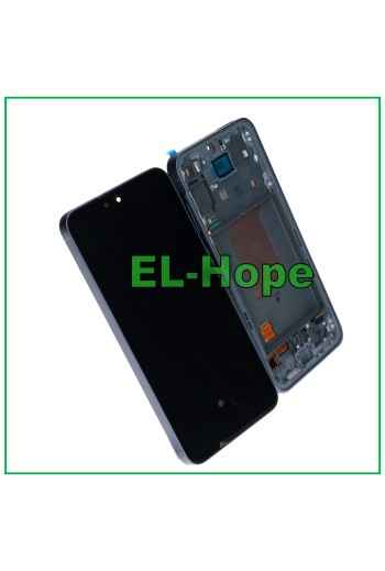 Marco de pantalla LCD OLED para Samsung Galaxy A55 5G SM-A556 A556B, pantalla tactil negra