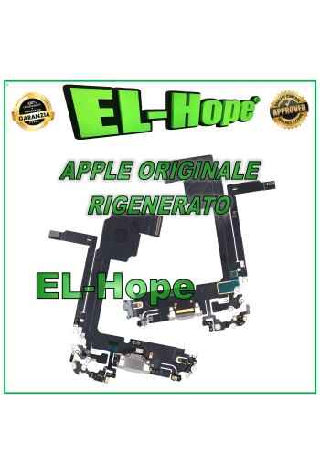 Conector de carga plano original Apple iPhone 15 Pro Max blanco reacondicionado
