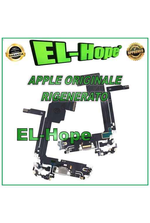 Conector de carga plano original Apple iPhone 15 Pro Max blanco reacondicionado